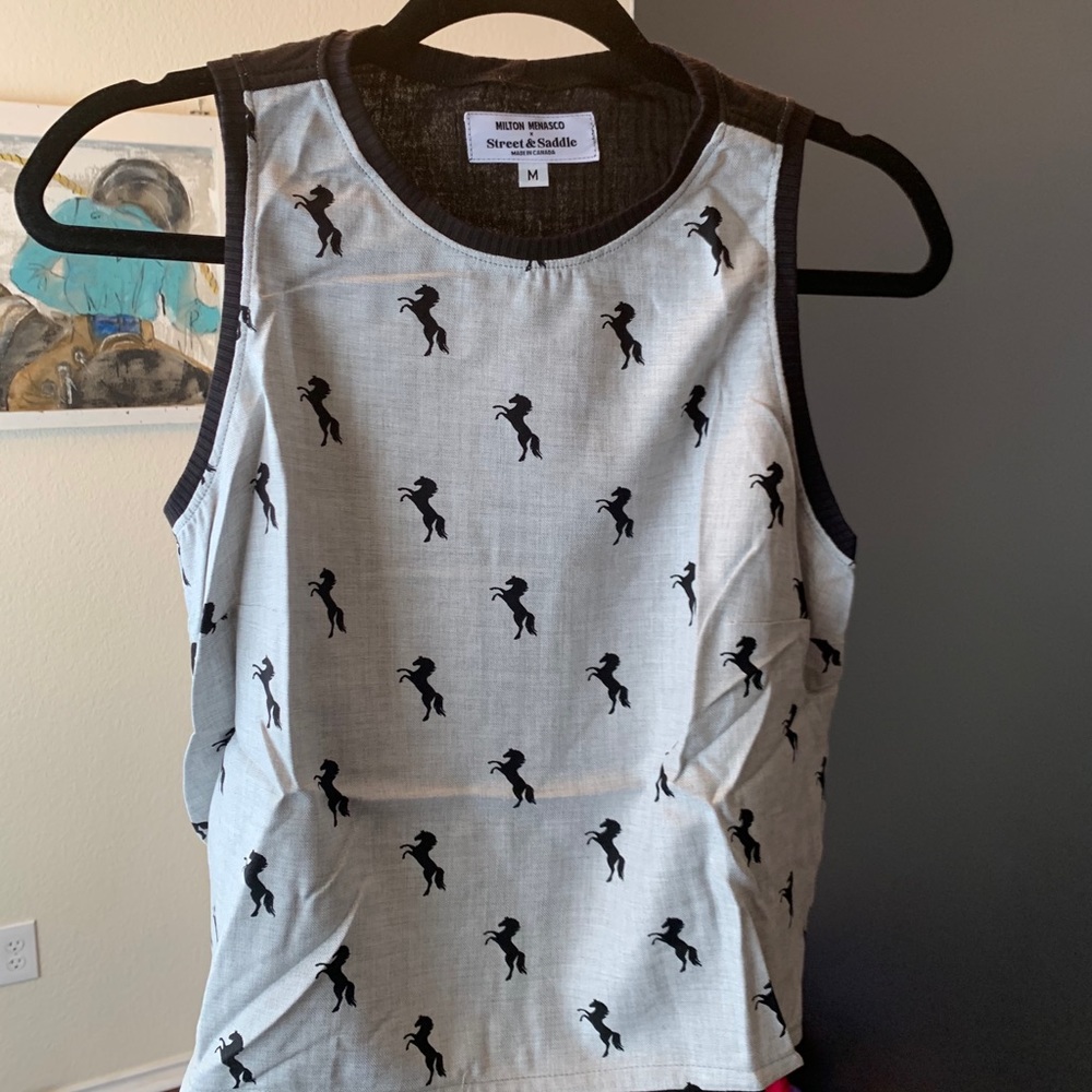 Saddle Street Milton Crop top